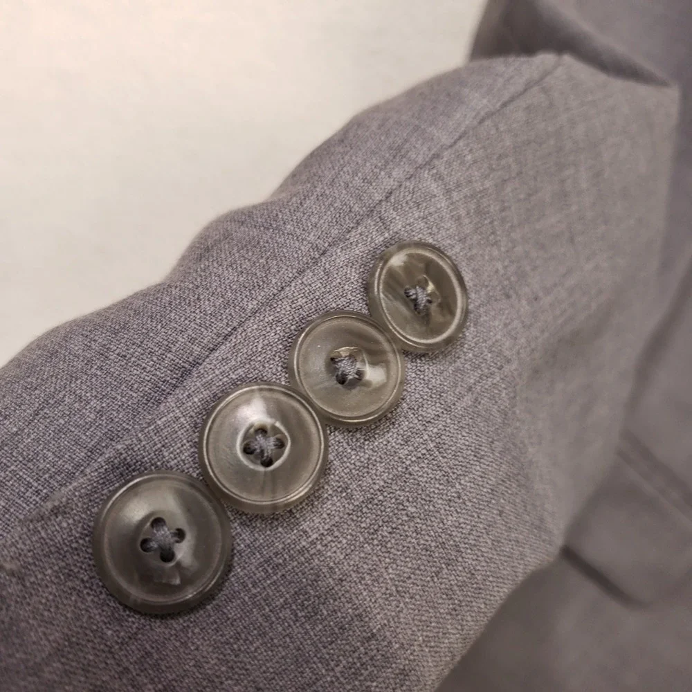 Jos. A. Bank Suit Jacket Mens 36R Gray Slim Fit 100% Wool Blazer 1905 Collection